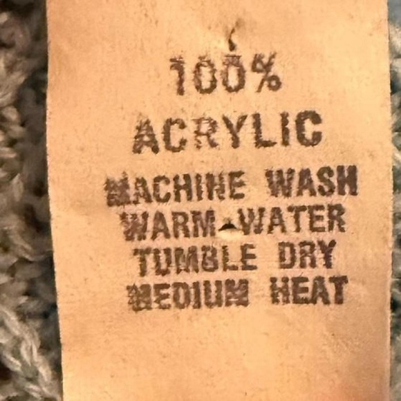 Women's Blue Knit Vest - Picture 3 of 5